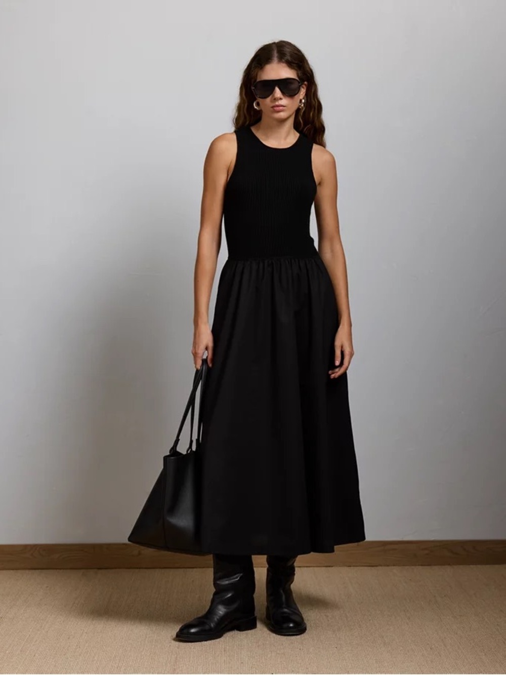 Zara Combined Waist Dress Size Small